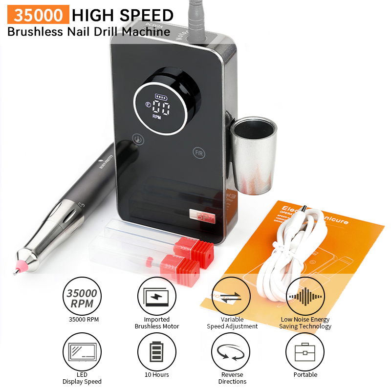 Born Pretty PRO hordozható műköröm csiszológép 35000 RPM