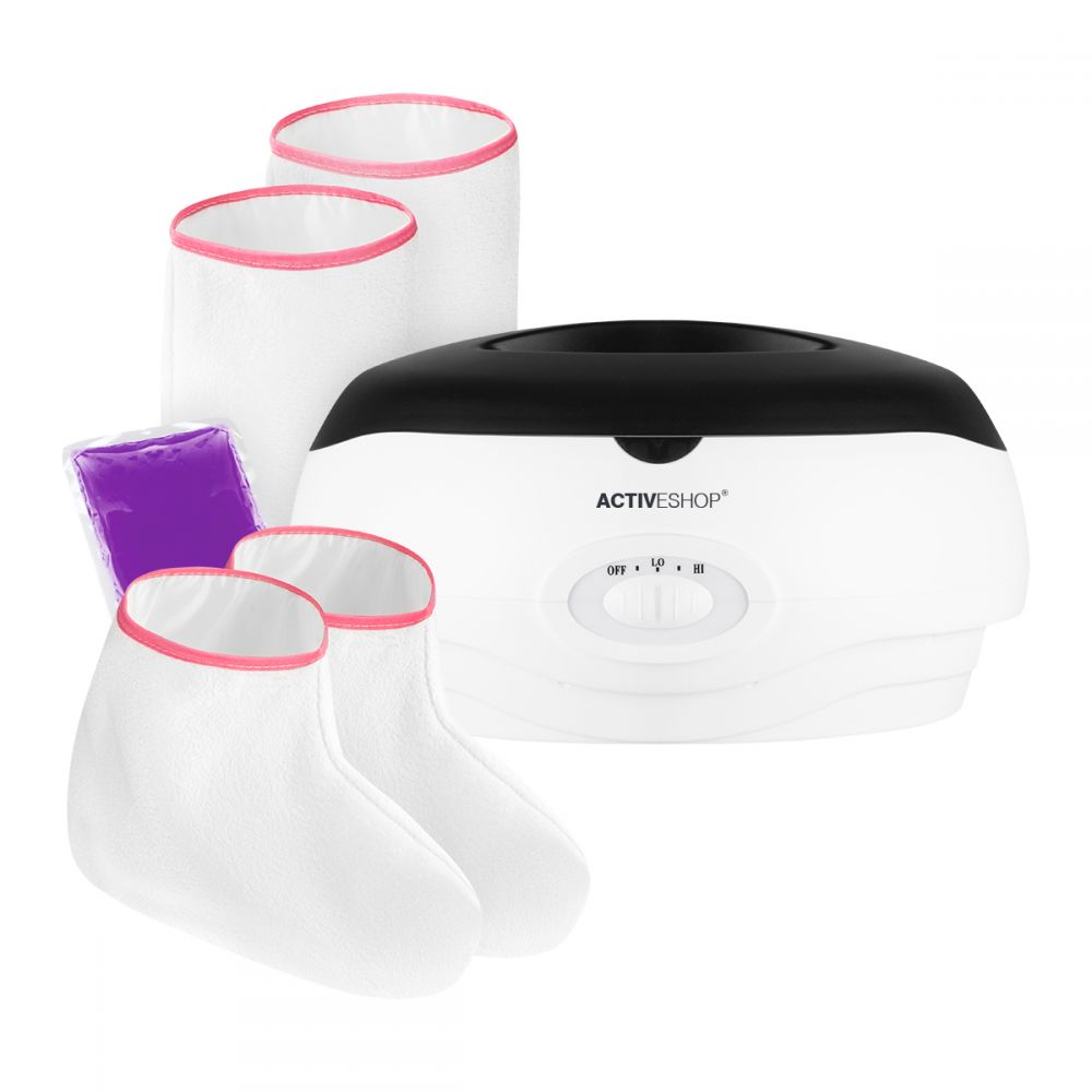 ESZTÉTIKAI HIBÁS #5 - XXL Kéz-és lábápoló Paraffingép 300W - kezdő szettel (hiba a további képeknél)