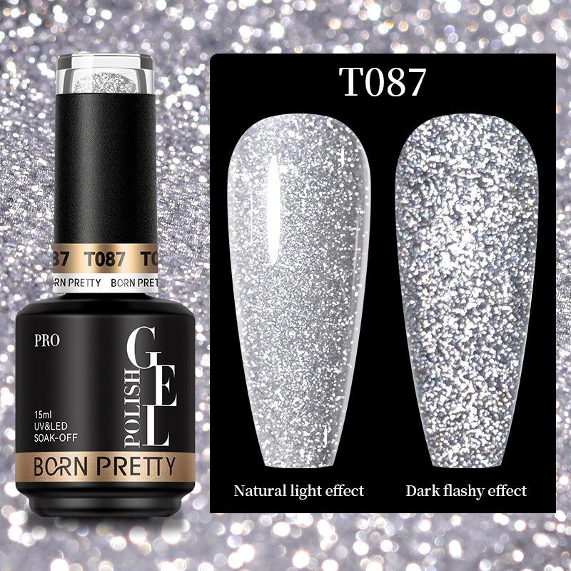 BORN PRETTY PRO UV/LED gél lakk 15 ml - T087 - Reflective Gel