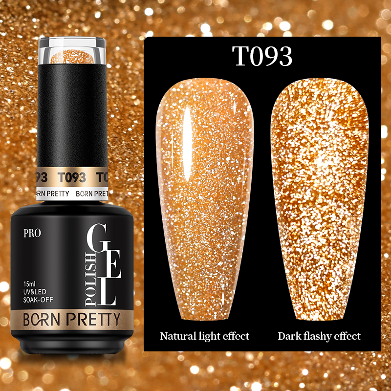 BORN PRETTY PRO UV/LED gél lakk 15 ml - T093 - Reflective Gel