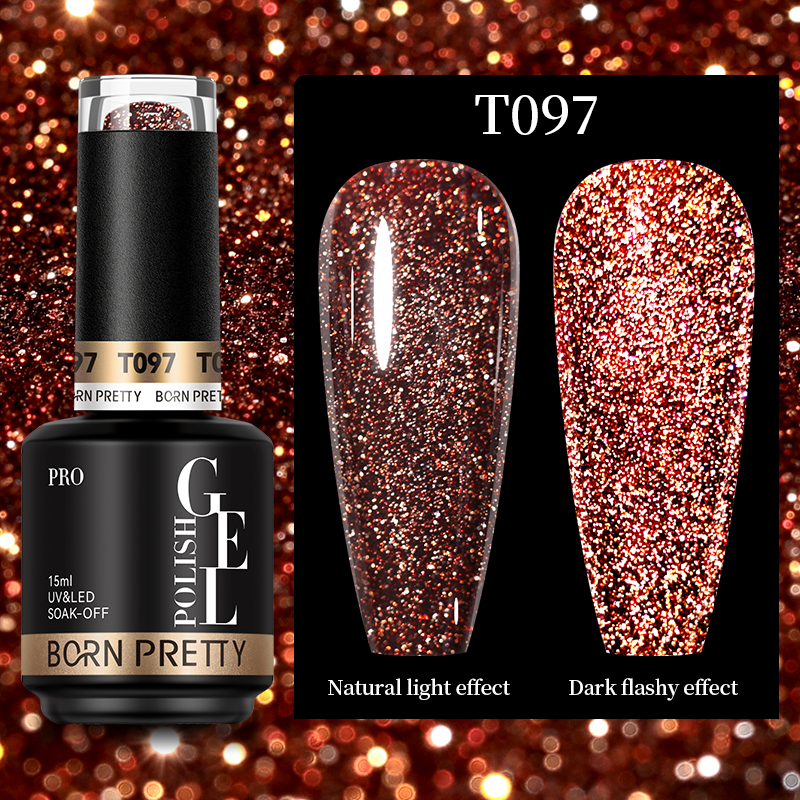 BORN PRETTY PRO UV/LED gél lakk 15 ml - T097 - Reflective Gel