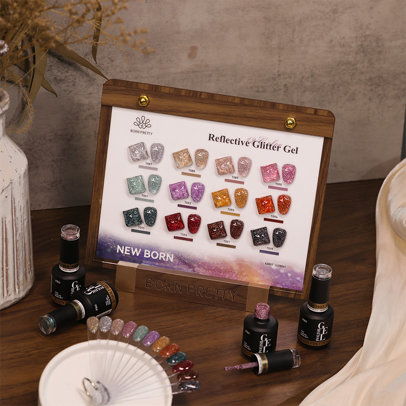 Born Pretty PRO paletta - Reflective Gel - T087-T098