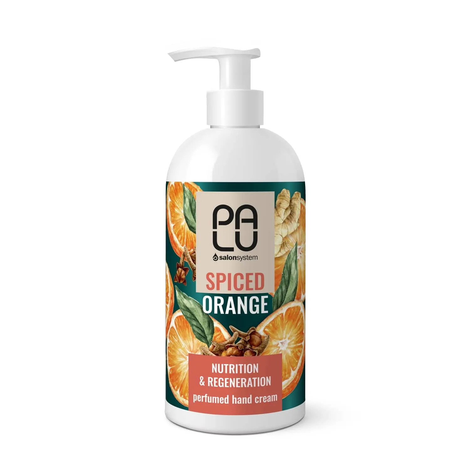 PALU Hidratáló és regeneráló kézkrém  - Spiced Orange - 280g