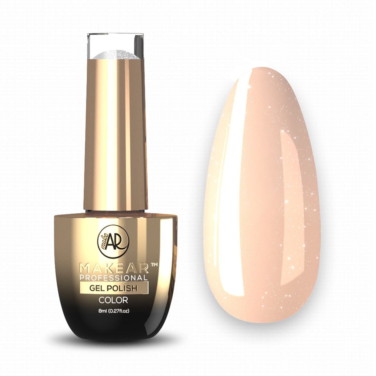 MAKEAR Gel Polish 8 ml No.406 - Pastel Princess Collection