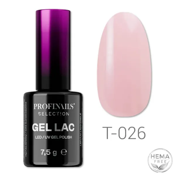 Profinails Selection Gel Lac LED/UV lakkzselé 7,5 g No.T026