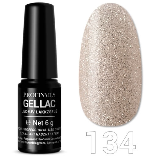 Profinails Gel Lac LED/UV lakkzselé 6gr No.134