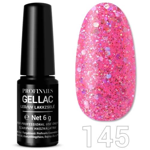 Profinails Gel Lac LED/UV lakkzselé 6gr No.145