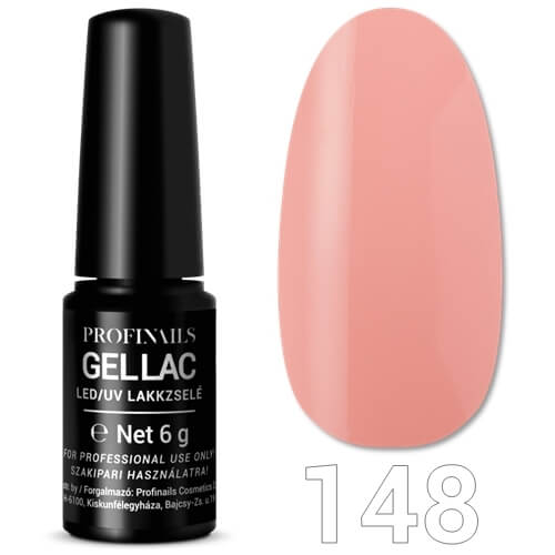 Profinails Gel Lac LED/UV lakkzselé 6gr No.148