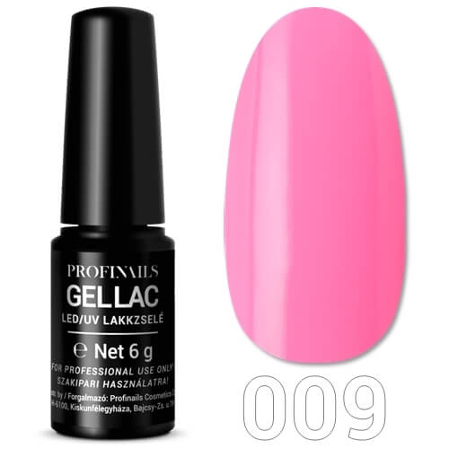 Profinails Gel Lac LED/UV lakkzselé 6gr No.009