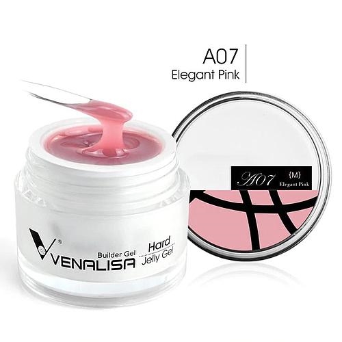 Venalisa Jelly Gel - új formula - 30 ml építőzselé - A07 Elegant Pink