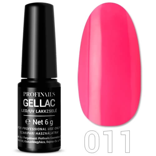 Profinails Gel Lac LED/UV lakkzselé 6gr No.011