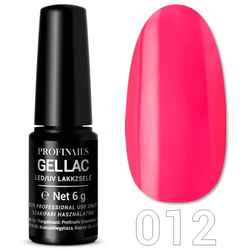 Profinails Gel Lac LED/UV lakkzselé 6gr No.012