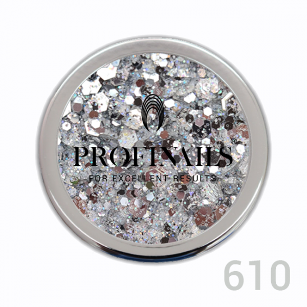 PN Cosmetic Glitter Brilliant Flakes 3g No. 610