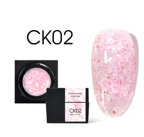CANNI Mineral Gel 5 ml - CK02 rózsaszín