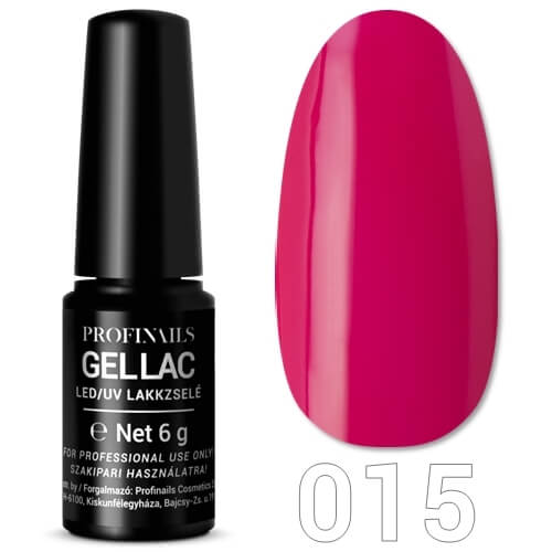 Profinails Gel Lac LED/UV lakkzselé 6gr No.015