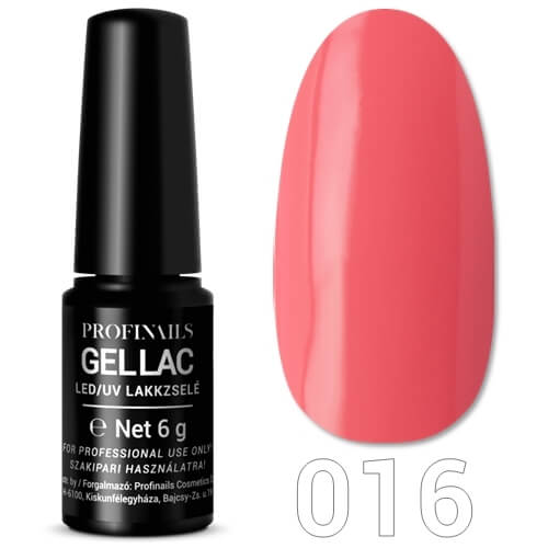 Profinails Gel Lac LED/UV lakkzselé 6gr No.016