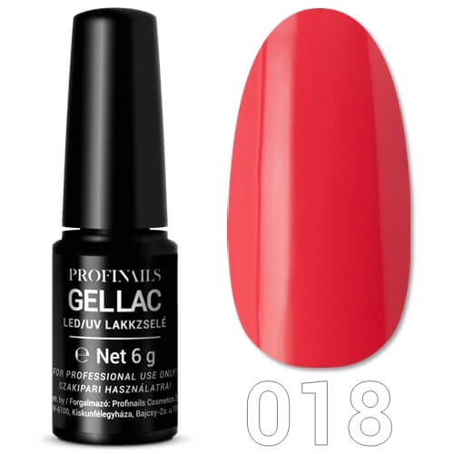 Profinails Gel Lac LED/UV lakkzselé 6gr No.018