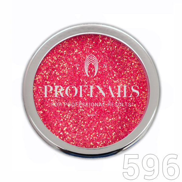Profinails Cosmetic Glitter No. 596 3 gr- s.rózsaszín +arany