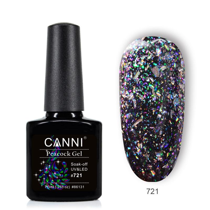 CANNI Peacock UV/LED gél lakk 7.3 ml No.721