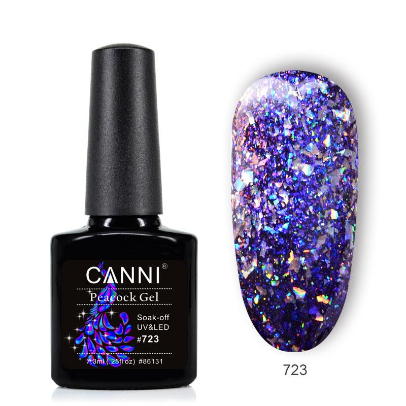 CANNI Peacock UV/LED gél lakk 7.3 ml No.723