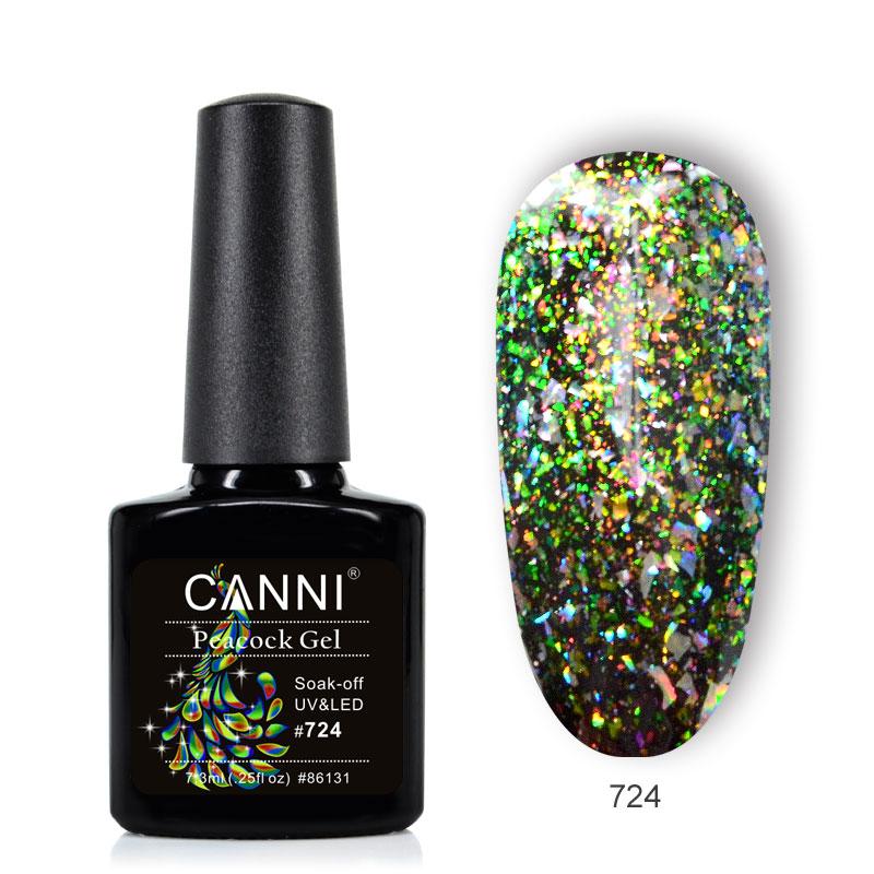 CANNI Peacock UV/LED gél lakk 7.3 ml No.724