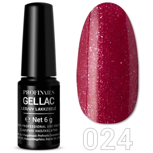 Profinails Gel Lac LED/UV lakkzselé 6gr No.024