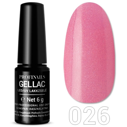 Profinails Gel Lac LED/UV lakkzselé 6gr No.026