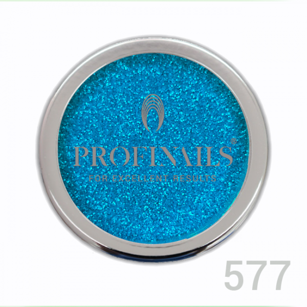 Profinails Cosmetic Glitter No. 577 - közép kék