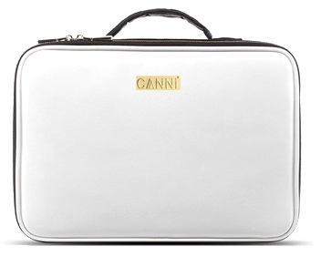 CANNI műkörmös bőrönd (táska) 41x30x20cm - Gél lakk tartóval