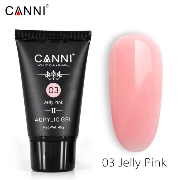 CANNI Poly Gél - Új formula - 45g - No.03 Jelly Pink