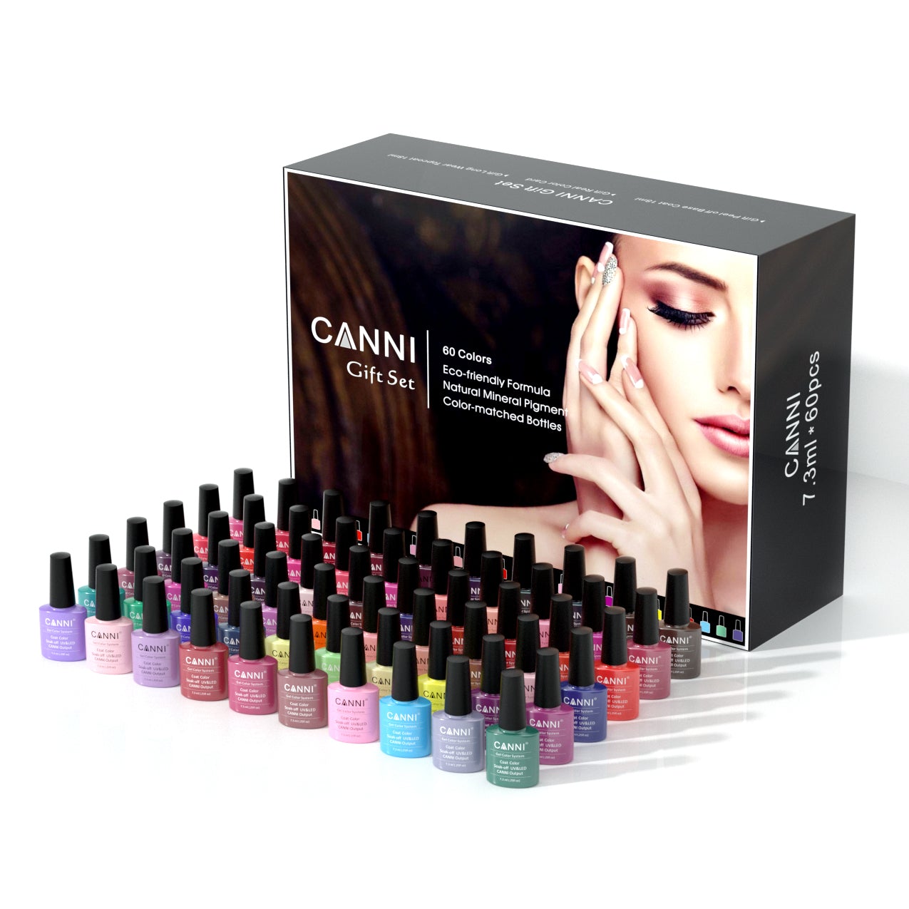 CANNI K2 UV/LED Gél Lakk szett- 60 db szín (067 - 127)