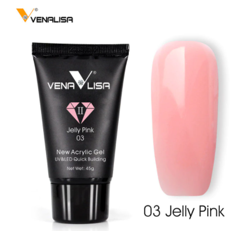 Venalisa Poly Gél 45g - No.03 Jelly Pink