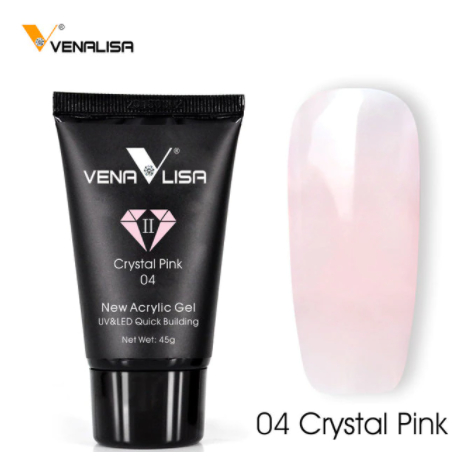 Venalisa Poly Gél 45g - No.04 Crystal Pink