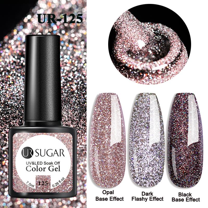 UR SUGAR 7,5 ml - Reflective Glitter Series - No.125