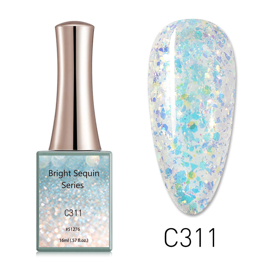 CANNI Bright Sequin Series UV/LED gél lakk 16 ml No.C311