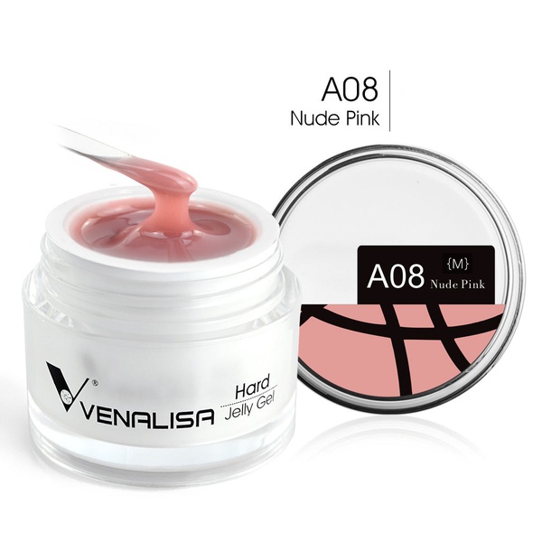 Venalisa Jelly Gel - új formula - 30 ml építőzselé - A08 Nude Pink