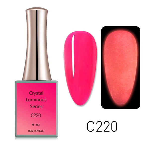 CANNI Crystal Luminous UV/LED gél lakk 16 ml No.C220