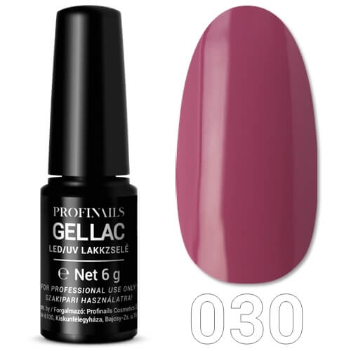 Profinails Gel Lac LED/UV lakkzselé 6gr No.030