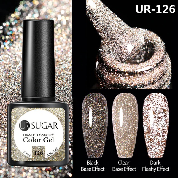 UR SUGAR 7,5 ml - Reflective Glitter Series - No.126