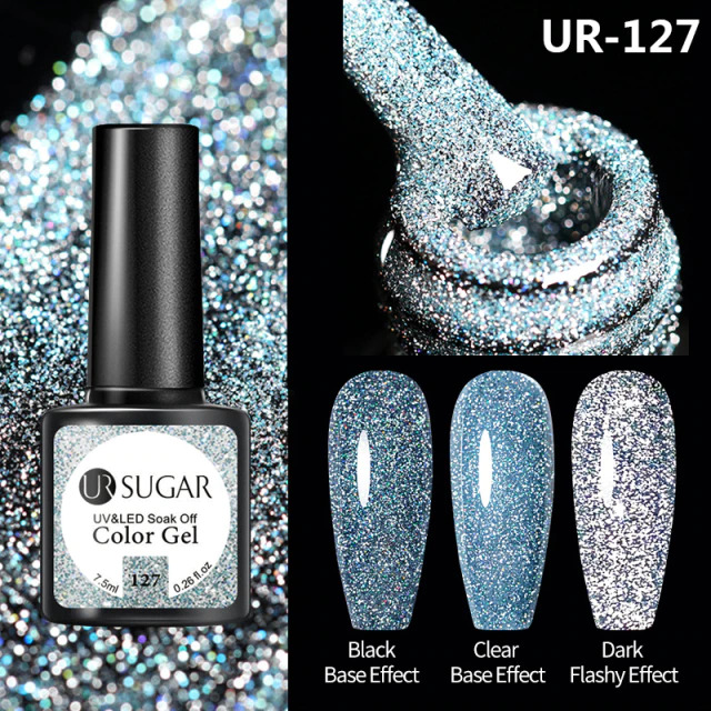 UR SUGAR 7,5 ml - Reflective Glitter Series - No.127