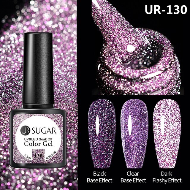 UR SUGAR 7,5 ml - Reflective Glitter Series - No.130