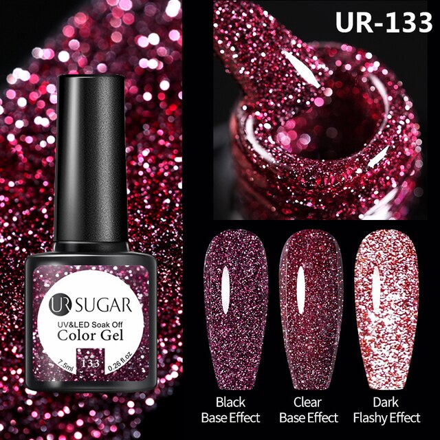 UR SUGAR 7,5 ml - Reflective Glitter Series - No.133