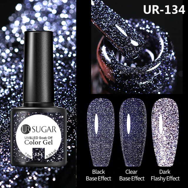 UR SUGAR 7,5 ml - Reflective Glitter Series - No.134