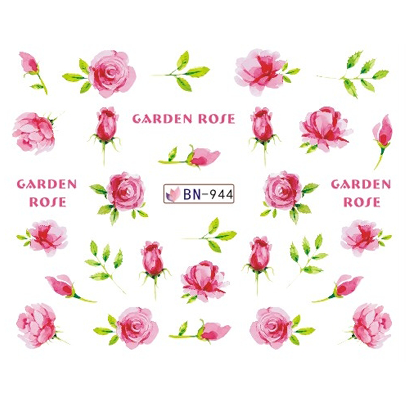 Köröm matrica No.944 Rose garden -57