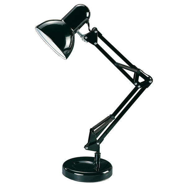 Műkörmös asztali LED lámpa (fekete) - állítható hideg/meleg fénnyel és fényerőséggel