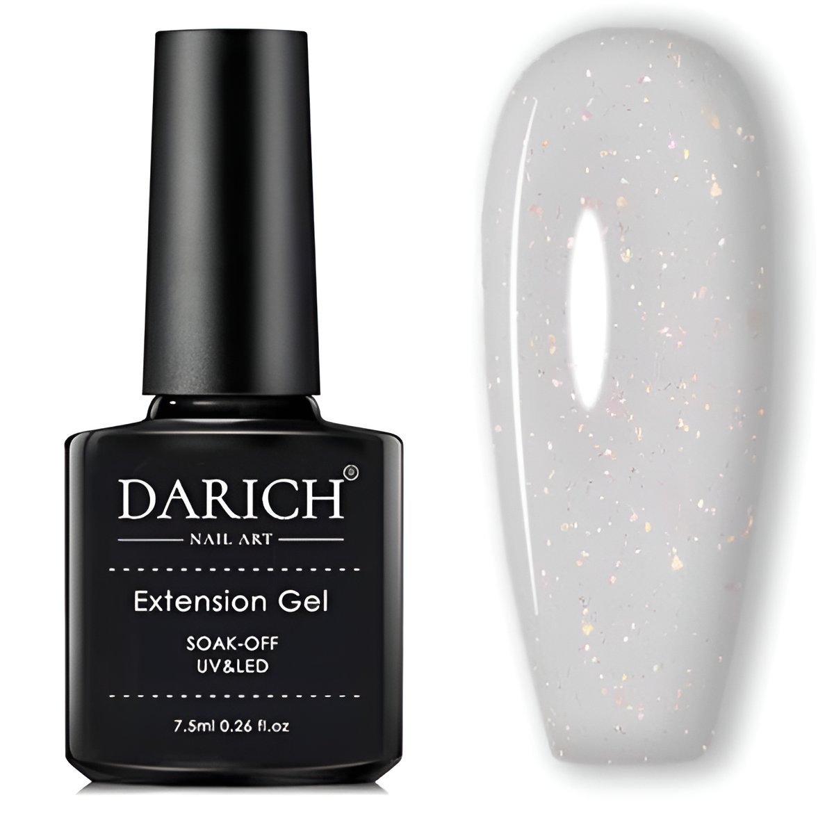 DARICH Extension Gel 7.5 ml No.R01 Shiny Milky