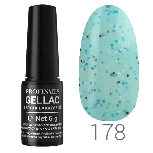 Profinails Gel Lac LED/UV lakkzselé 6gr No.178