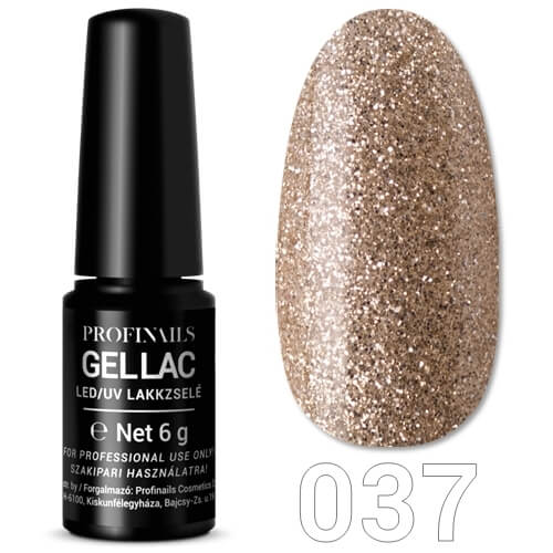 Profinails Gel Lac LED/UV lakkzselé 6gr No.037