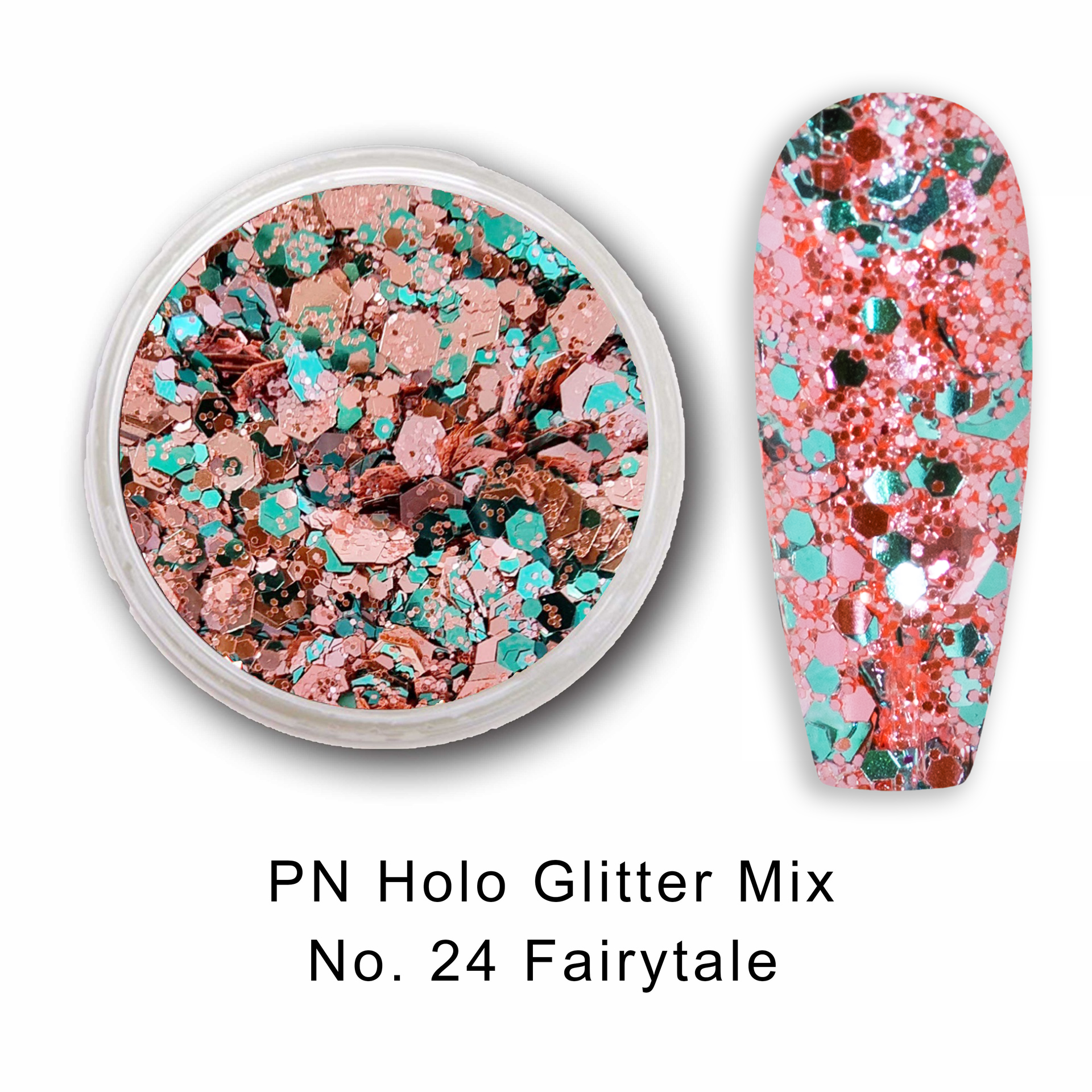 PN Holo glitter mix No.24 Fairytale