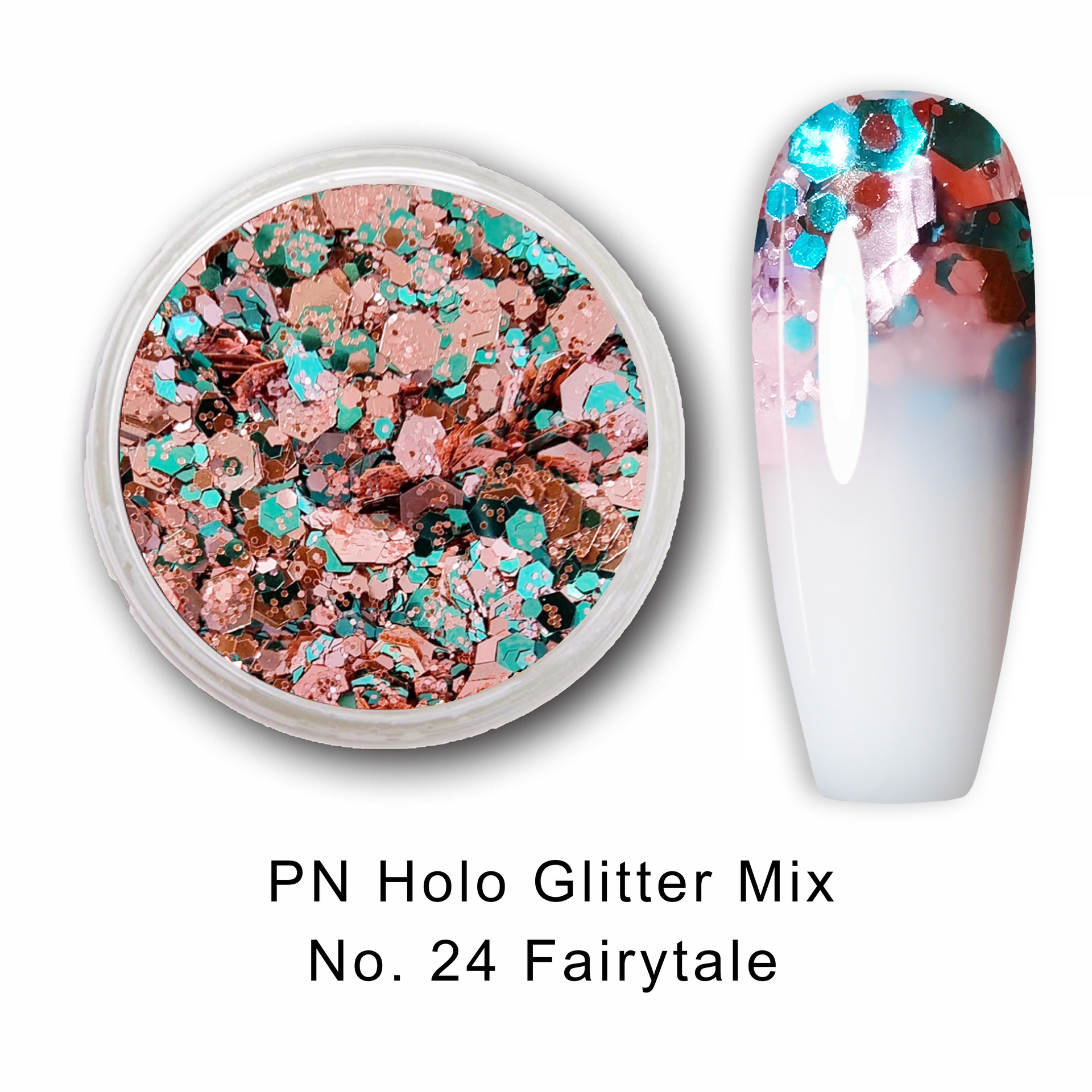 PN Holo glitter mix No.24 Fairytale